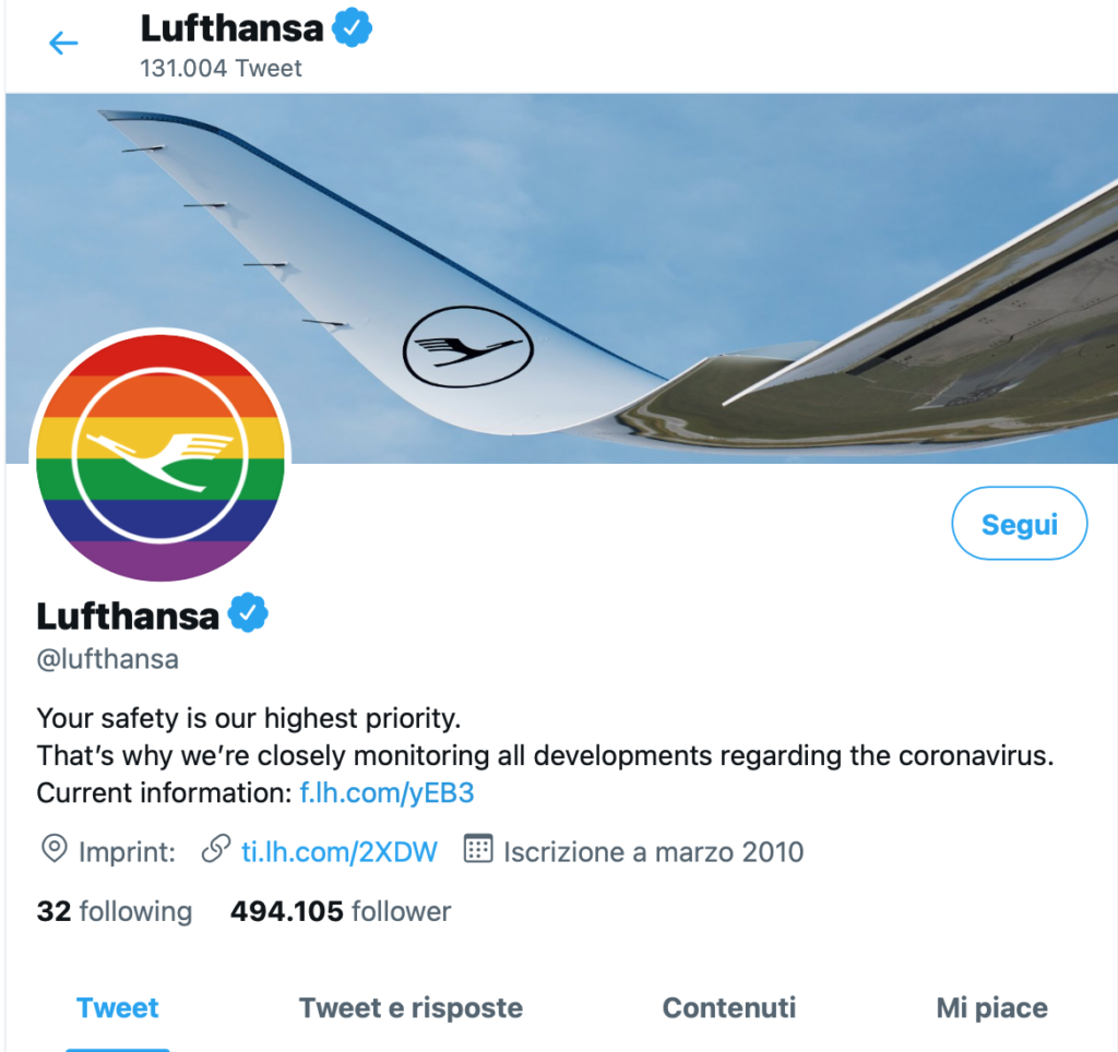 lufthansa twitter